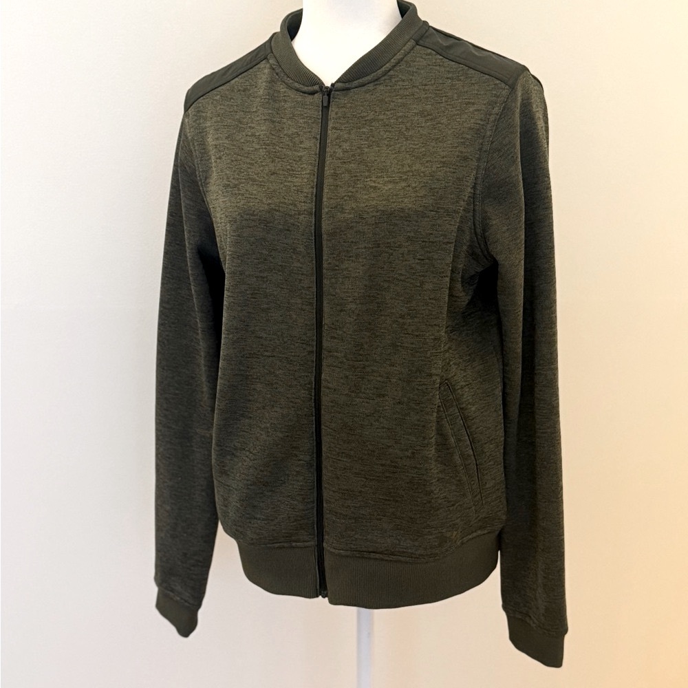 Under Armour Olive Green Zip-Up Jacket